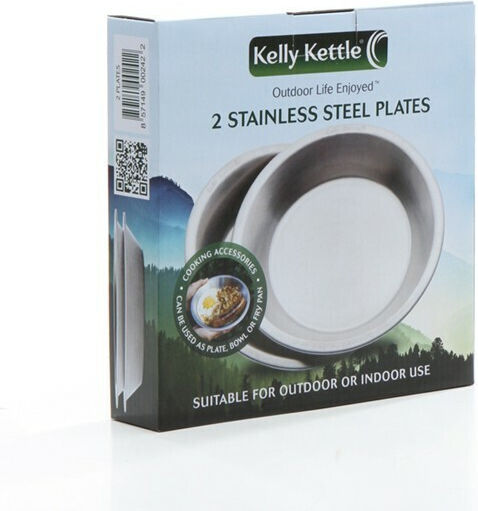 Kelly Kettle Plate for Camping 2pcs