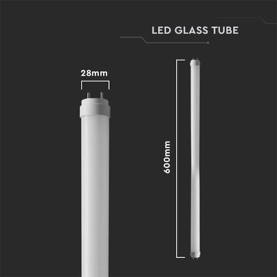 V-TAC LED Bulb 9W Fluorescent Type 60εκ. for Socket G13 and Shape T8 Cool White 850lm