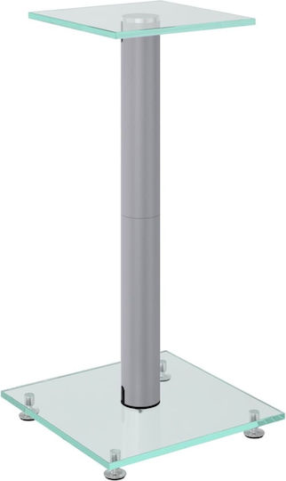 vidaXL Speaker Stands in Silver Color