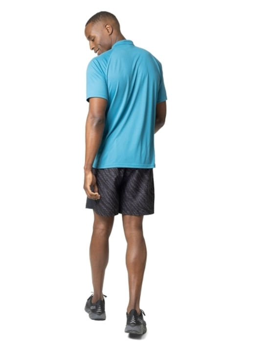 Essentials Sportliches Kurzarm T-Shirt Blau