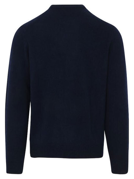 Hackett Herren Langarm-Pullover Marineblau