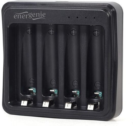 Energenie BC-USB-03 USB Charger 4 Batteries Ni-Cd/Ni-MH Size AA/AAA