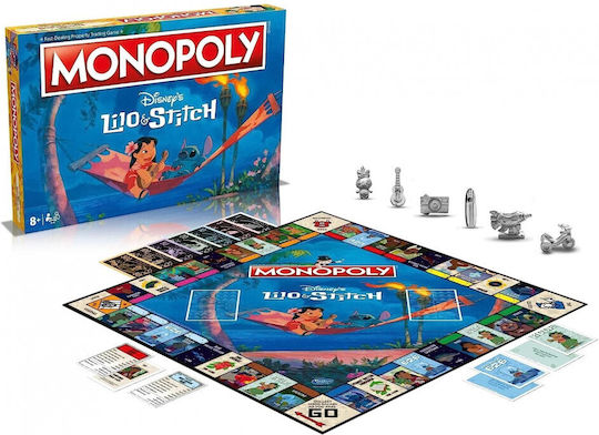 Επιτραπέζιο Παιχνίδι Monopoly Lilo & Stitch για 2-6 Παίκτες 8+ Ετών (EN) Winning Moves