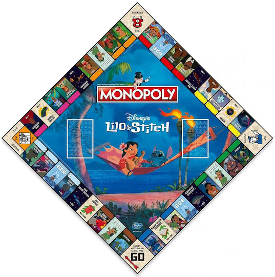 Επιτραπέζιο Παιχνίδι Monopoly Lilo & Stitch για 2-6 Παίκτες 8+ Ετών (EN) Winning Moves