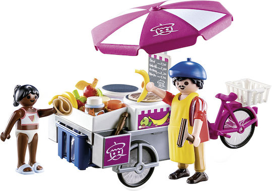 Playmobil Family Fun Crêpe Cart pentru 4-10 ani