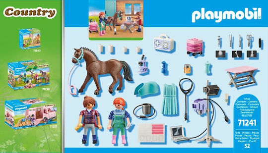 Playmobil Land Tierarztpraxis für Pferde für 4-10 Jahre