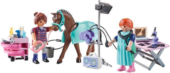 Playmobil Land Tierarztpraxis für Pferde für 4-10 Jahre
