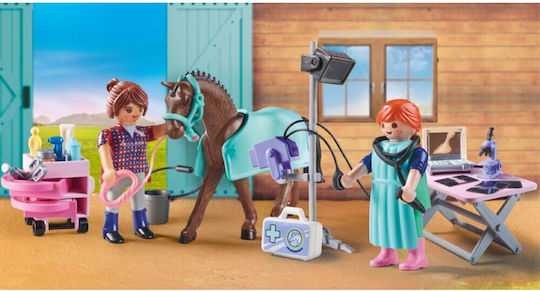 Playmobil Land Tierarztpraxis für Pferde für 4-10 Jahre