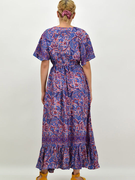 Potre Summer Maxi Shirt Dress Dress Blue