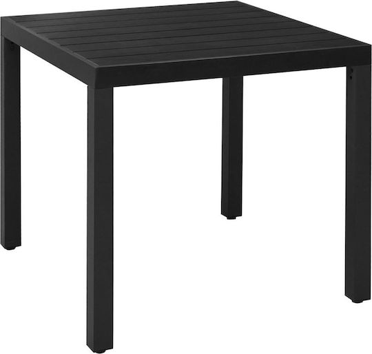 Garten- und Outdoor-Möbelsets für kleinen Raum 3 Stück Schwarz
