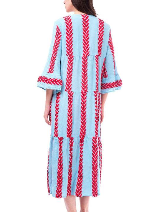 August Kleid Ganztägig Türkis