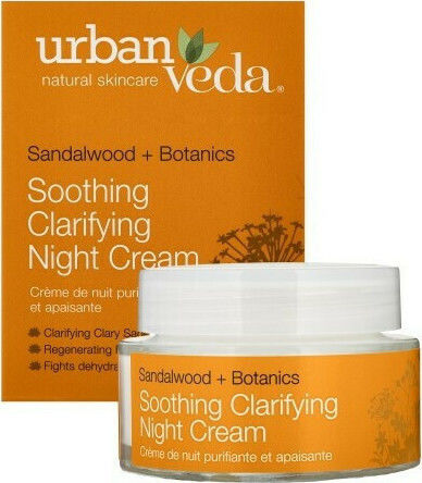 Urban Veda Soothing Clarifying Cream Face Night 50ml