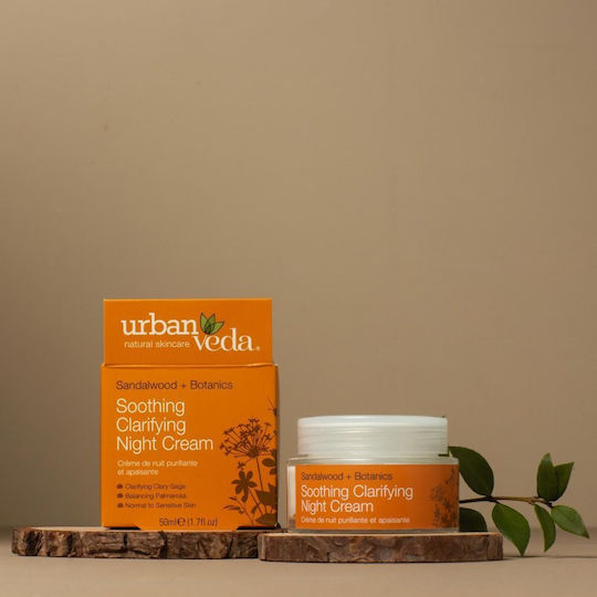 Urban Veda Soothing Clarifying Cream Face Night 50ml