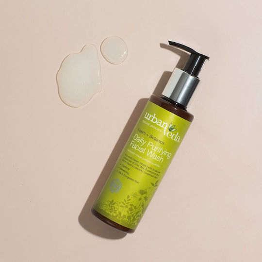 Urban Veda Neem + Botanics Daily Purifying Face Wash Κρέμα Καθαρισμού Προσώπου για Ακνεϊκές Επιδερμίδες 150ml