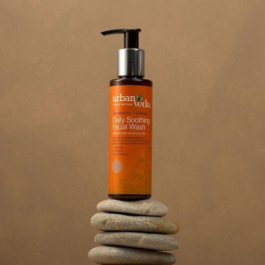 Urban Veda Sandalwood + Botanics Soothing Daily Face Wash Cream Cleansing Face 150ml