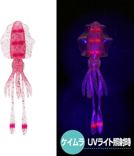 Viceo Squid 6 Squid Jigs Fluorescent 15cm Blue