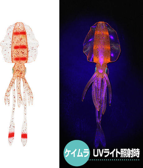 Viceo Squid 6 Squid Jigs Fluorescent 15cm Blue