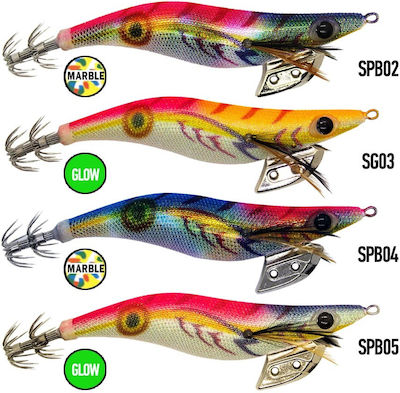 Oceanic Team Egido Reef 3.5S Squid Jigs Multicolour