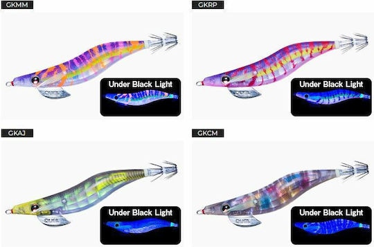 Duel LQ Lens Squid Jigs Fluorescent Bej