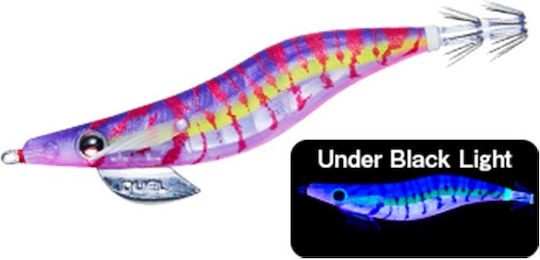 Duel LQ Lens Squid Jigs Fluorescent Bej