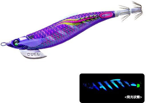 Duel EZ-Q FINPLUS Tintenfisch-Jigs Leuchtend Fuchsie