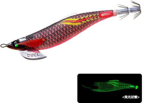 Duel EZ-Q FINPLUS Tintenfisch-Jigs Leuchtend Fuchsie