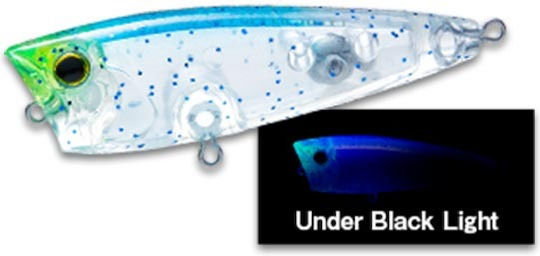 Duel Hardcore Lg Popper Momeli Artificiale Popper Fluorescente 5cm 4.5g
