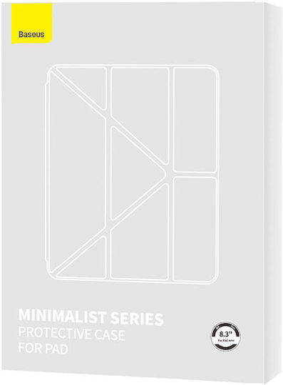 Baseus Minimalist Flip Cover Δερματίνης Μαύρο (iPad mini 2021)