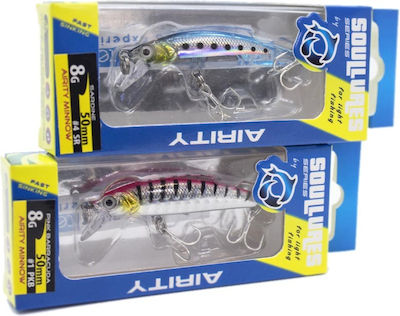 Soul Lures Minnow 50S Naluc artificial Linguri No3