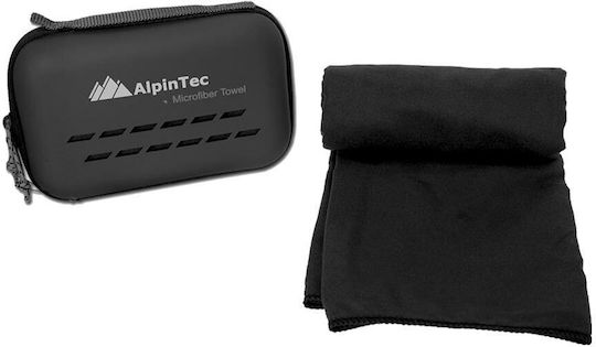 AlpinPro Dryfast Towel Body Microfiber Black 180x90cm