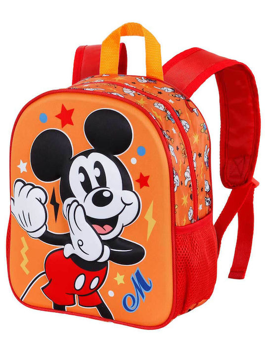 Karactermania 3D School Bag Backpack Kindergarten in Orange color