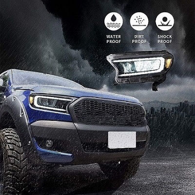 Vland Front Lights Led for Ford Ranger 2pcs