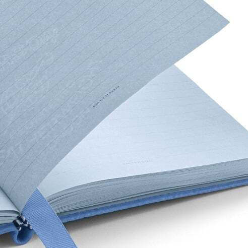 Smythson Notizbuch Blau
