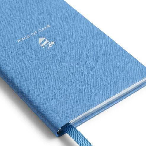 Smythson Notizbuch Blau