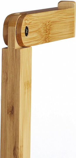Relaxdays Wooden Paper Holder Floor Brown