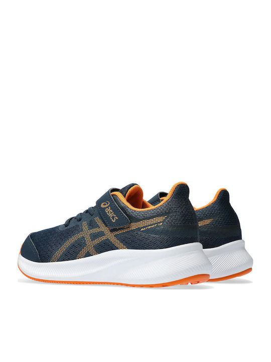 Patriot 13 PS Kids Sports Shoes Running with Hoop & Loop Closure Navy Blue