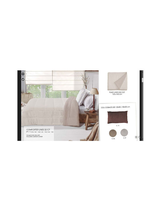 Manterol Casa Κουβερτοπάπλωμα με Γέμιση Microfiber Υπέρδιπλο 235x270εκ. Μπλε