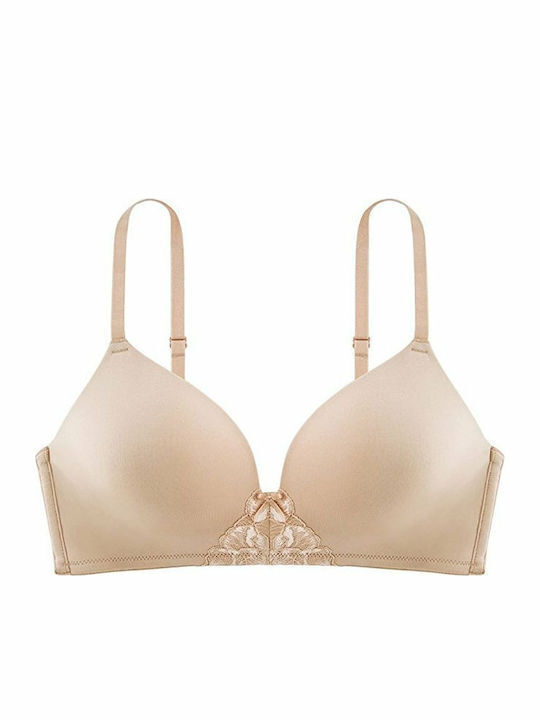 Comfort Bra with Light Padding without Underwire Beige