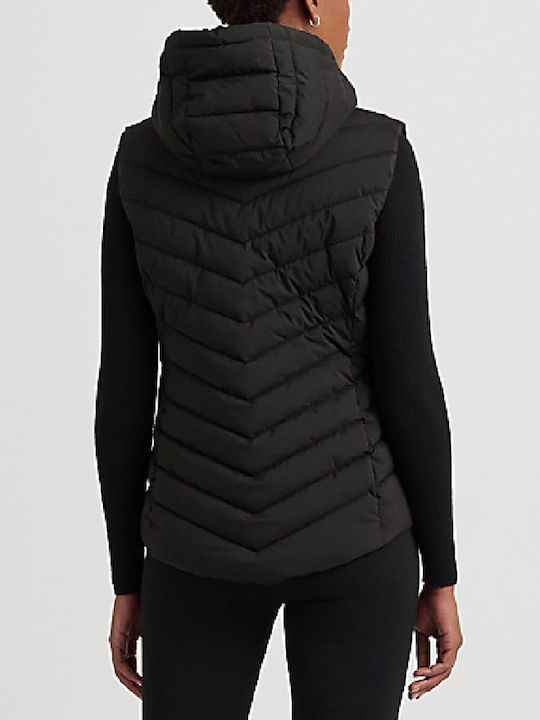 Ralph Lauren Women's Short Puffer Jacket for Spring or Autumn Black