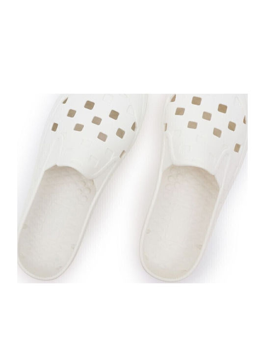 Синтетична кожа Мъжки Slip-On Бели