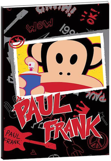 Back Me Up Τετράδιο Ριγέ Β5 40 Φύλλων Paul Frank Digital Skate (Διάφορα Σχέδια/Χρώματα)