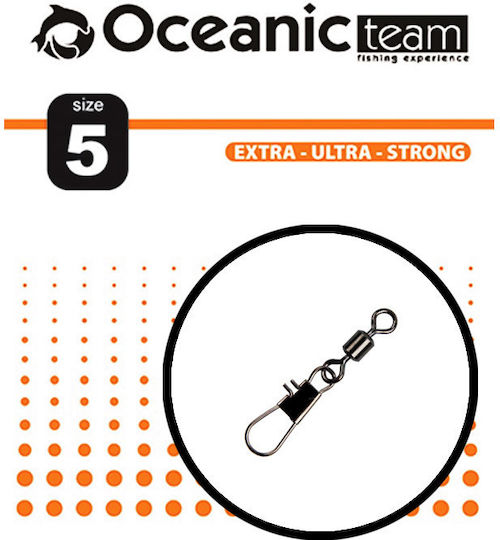 Oceanic Team Rolling Interlock Snap Шиене Snap За Риболов Комплект 12 Бройки