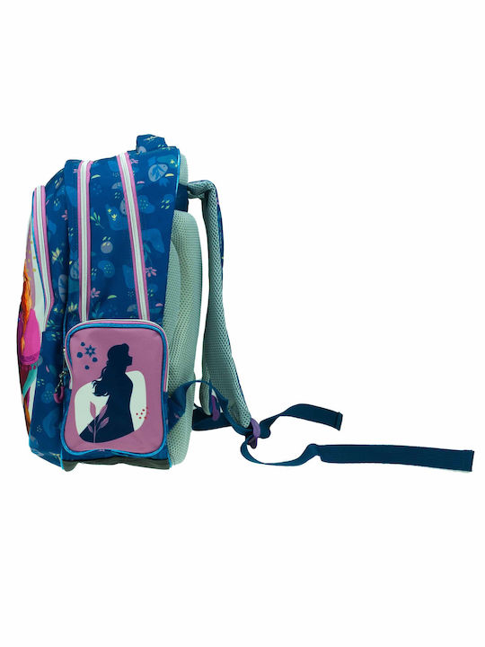Gim Frozen Fall School Bag Backpack Elementary, Elementary Multicolour with Water Bottle Holder 20Liters