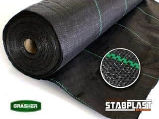 Grasher 103485 Agro Textilien Bodendecker 100gr/m² 2x100m Schwarz