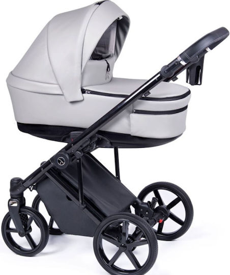 Coletto Fado Eco Adjustable 3 in 1 Baby Stroller Suitable for Newborn Light Grey 13kg