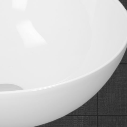 ECD Germany Countertop Sink Ceramic 41x33x14.2cm White