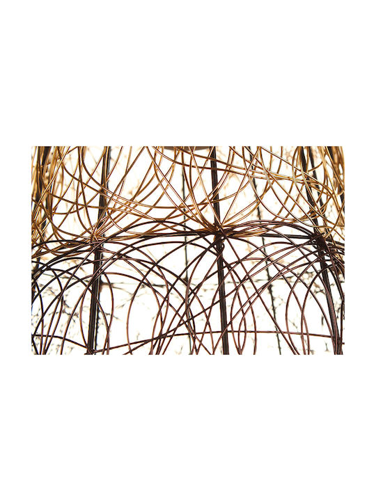 Keskor Pendant Light Brown with Socket E27