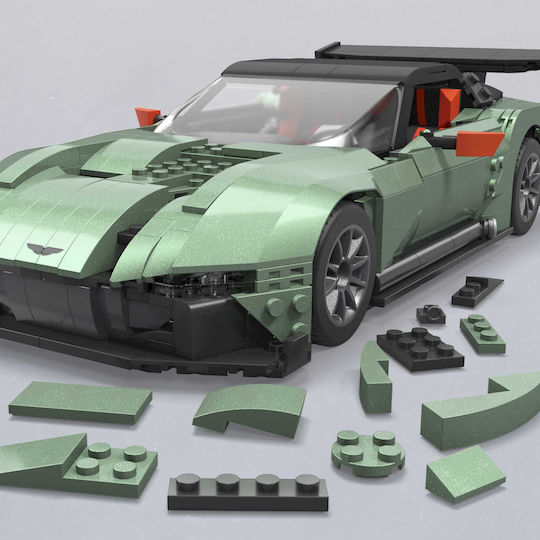 Mega Bloks Building Blocks Aston Martin Vulcan For 10+ Years 986 Pieces