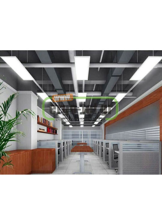 Aca Parallelogramm Vertieft LED Panel 20W mit Kaltweiß Licht 6500K