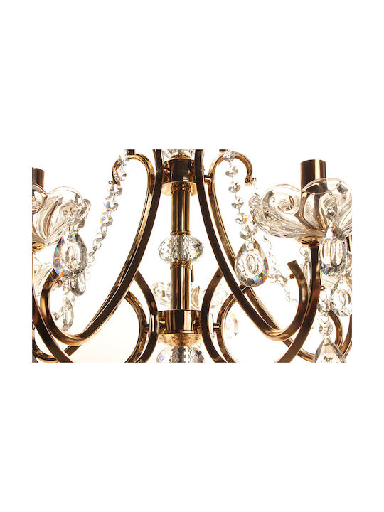 Keskor Chandelier Candlestick 5xE14 Gold 60cm 7933/5 GD